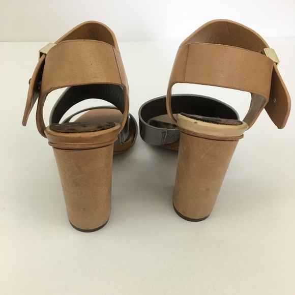 Sam Edelman Yelena Chunky Strappy Heels Size 5 - Picture 3 of 6